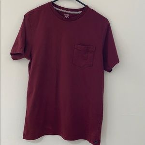 Burgundy Small Volcom Shirt